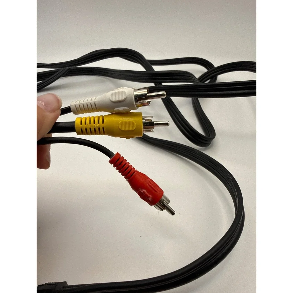 Dish Network RG-59/U RCA Composite AV Cable Yellow White Red Plugs Black